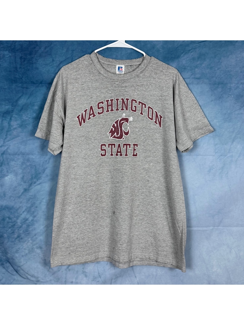 Vintage Distressed Washington State Russell Athletic T-Shirt Men Large
